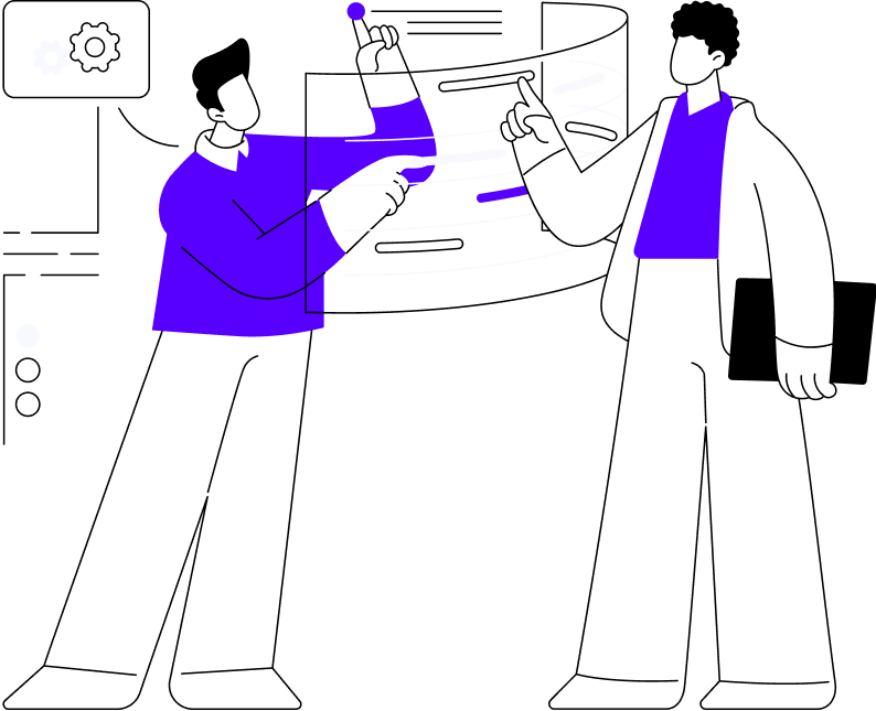 طلاب يتحدثون مع بعضهم