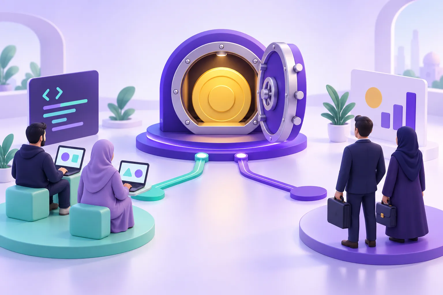 منصة العمل الحر وسيط آمن بين المبرمج والعميل