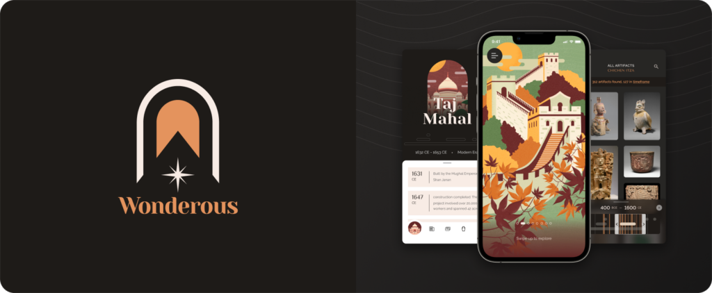 example of wonderous.app with flutter