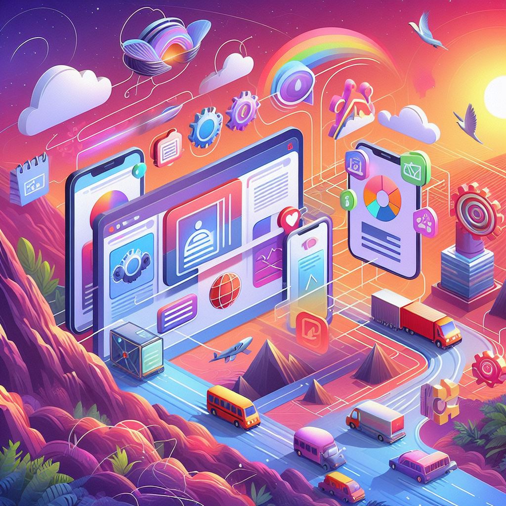 explanatory image featuring the concept of Progressive Web Apps - PWA