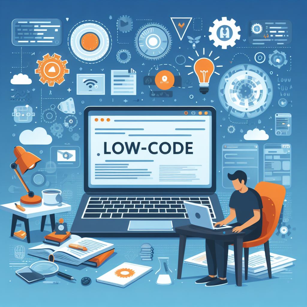 explanatory image featuring Low-Code Development