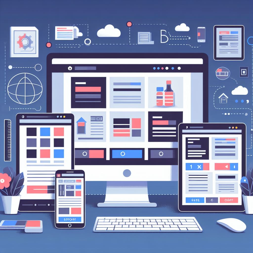 صورة تعبر عن تطوير الواجهة الأمامية (front-end development)