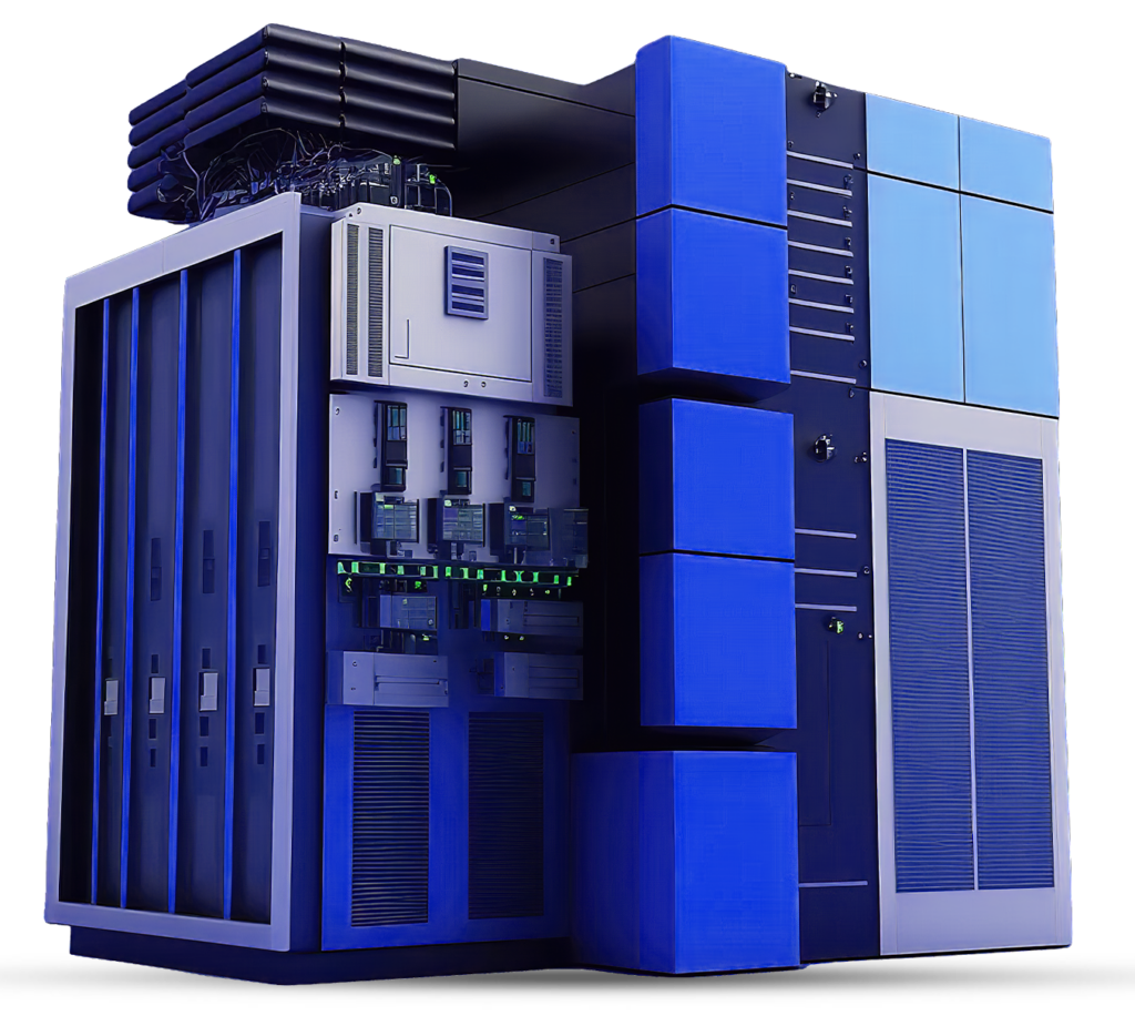صورة تعبر عن قواعد البيانات (databases) باستخدام الخوادم (Servers)