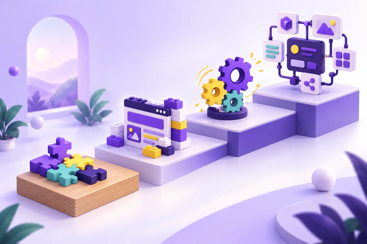 تدرج التعلم من أساسيات البرمجة حتى بناء الواجهات المتقدمة