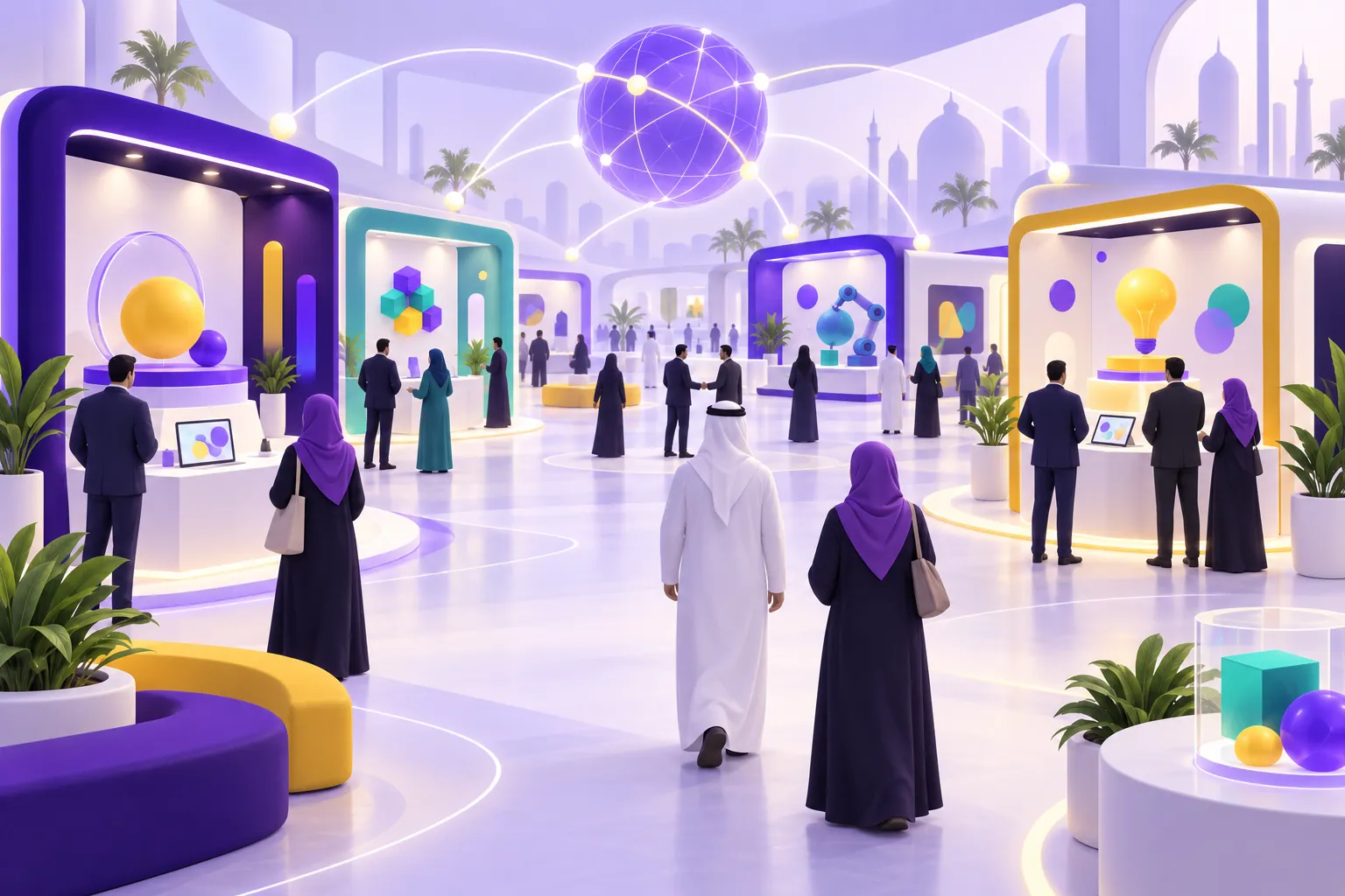 معرض ريادي وفرص تواصل بين رواد الأعمال والمستثمرين